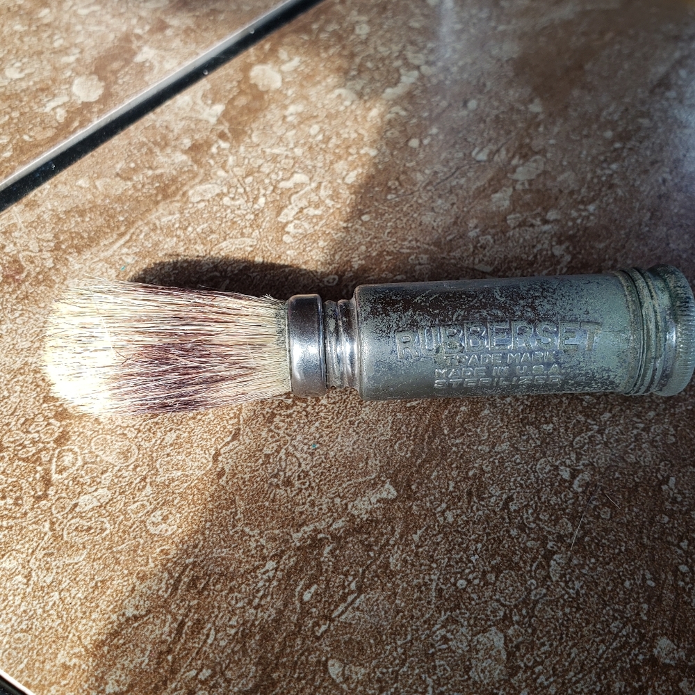Antique Rubberset brush